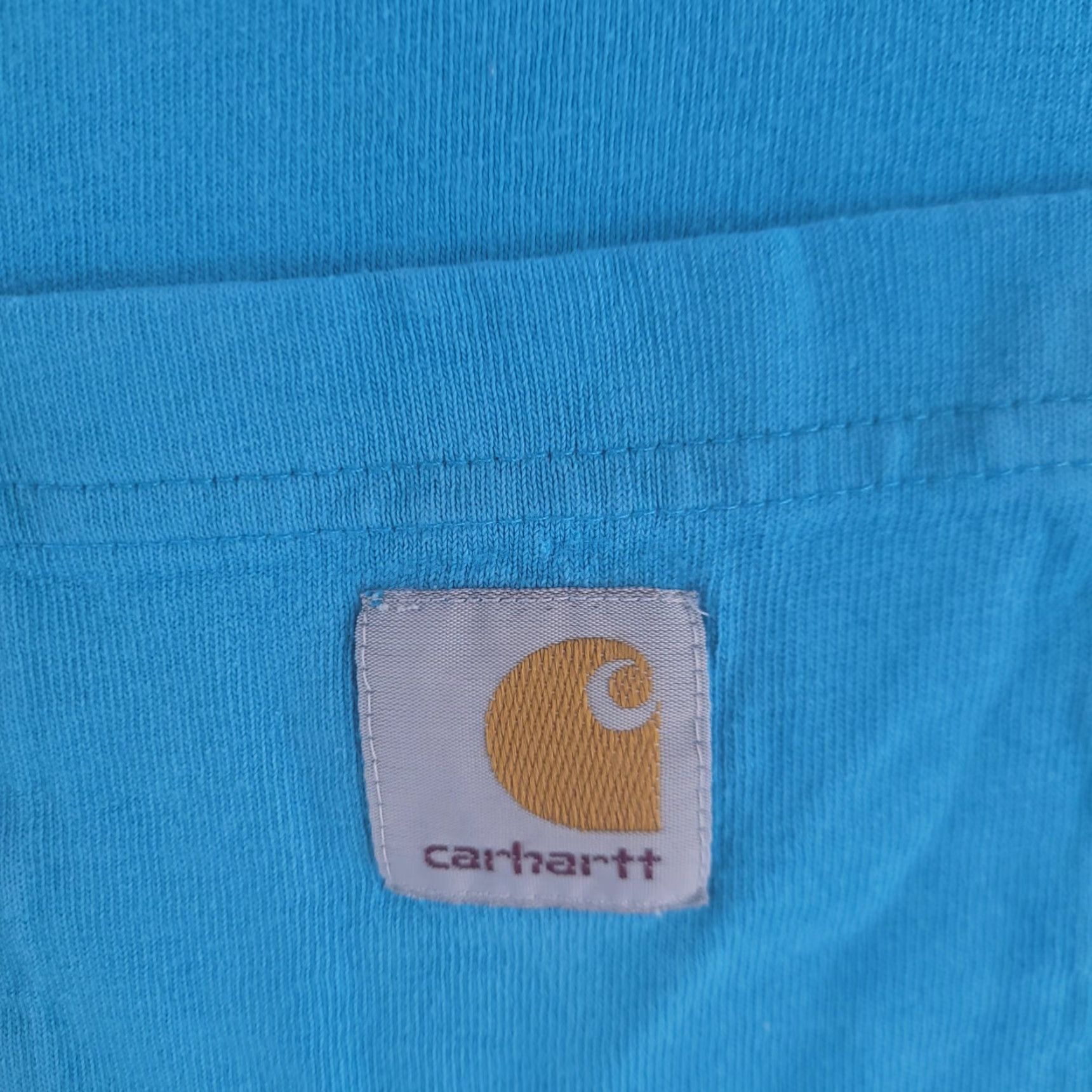 Carhartt Carhartt Shirt Mens L Blue Relaxed Fit Distressed Grunge Workwear Button-Up Short Sleeve Size US L / EU 52-54 / 3 - 2 Thumbnail