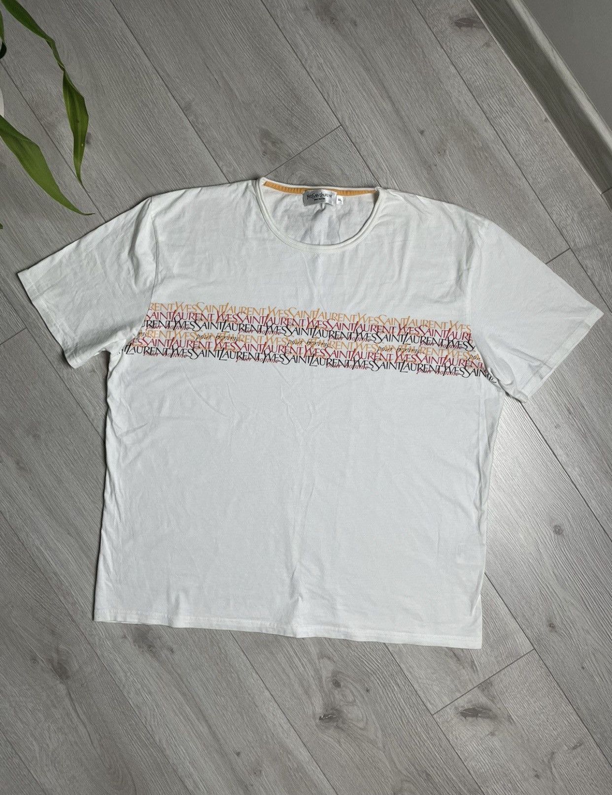Vintage × Yves Saint Laurent Multilogo Yves Saint Laurent Vintage T Shirt Size US XL / EU 56 / 4 - 3 Thumbnail