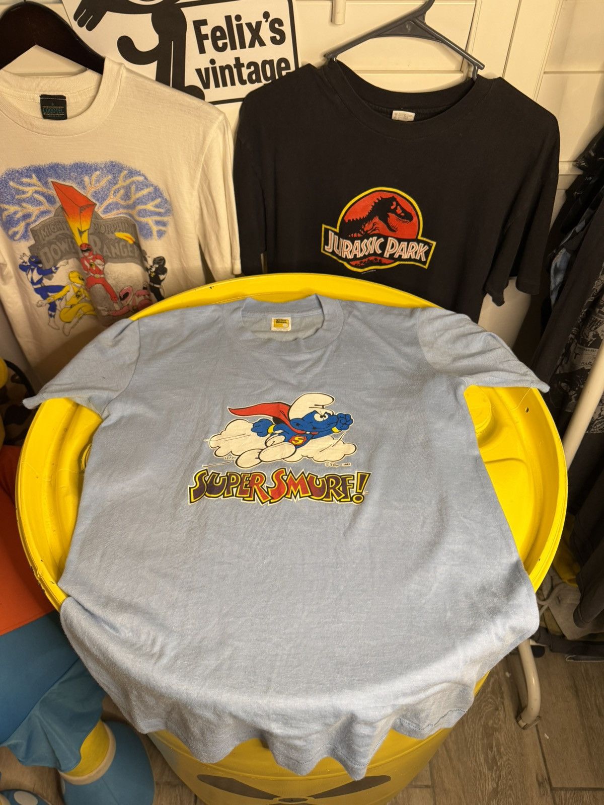 Vintage 1982 Smurfs single stitch men’s vintage T-shirt Size US S / EU 44-46 / 1 - 3 Thumbnail