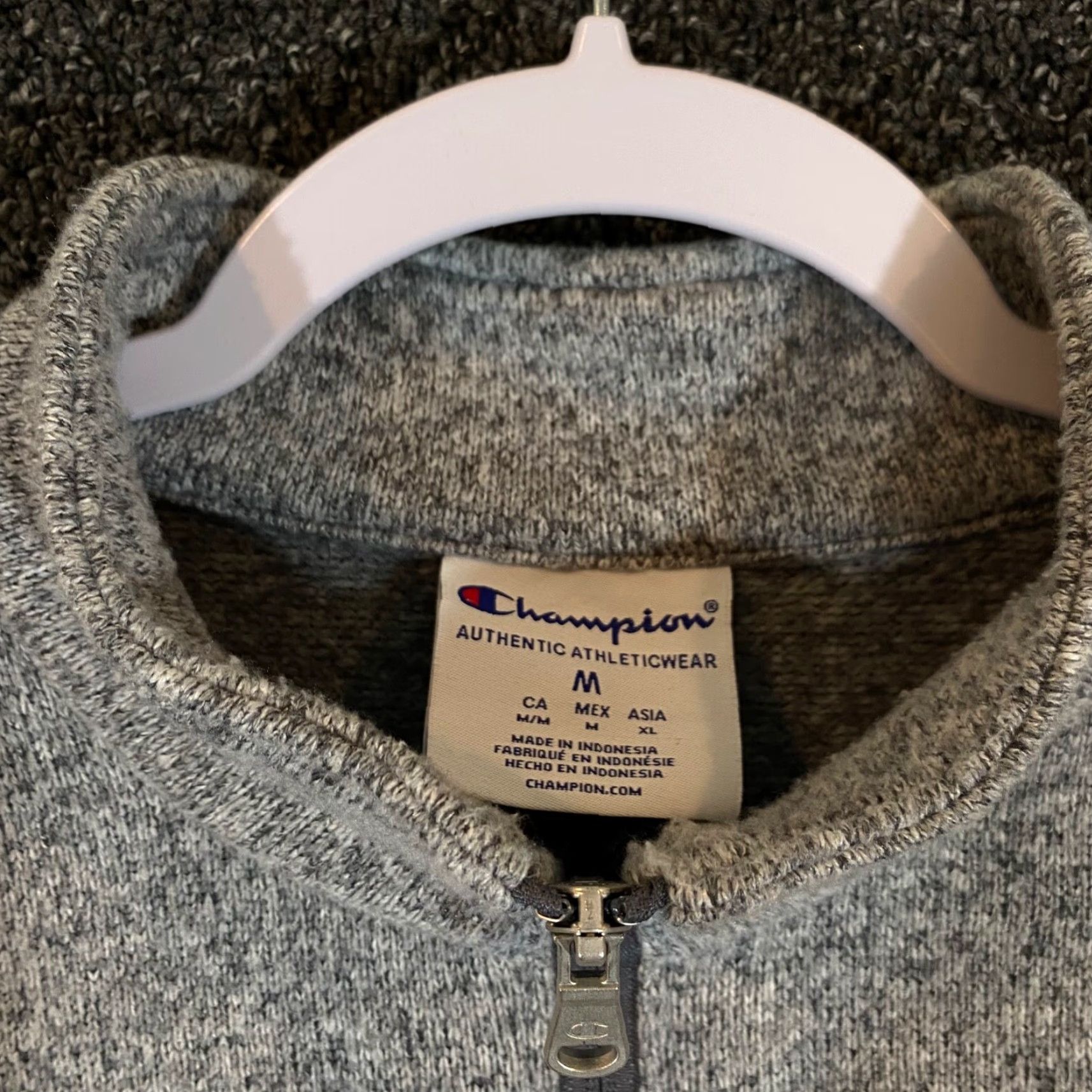 Champion Champion Jacket Men West Point Military Academy Gray M Quarter Zip Pullover Size US M / EU 48-50 / 2 - 4 Thumbnail