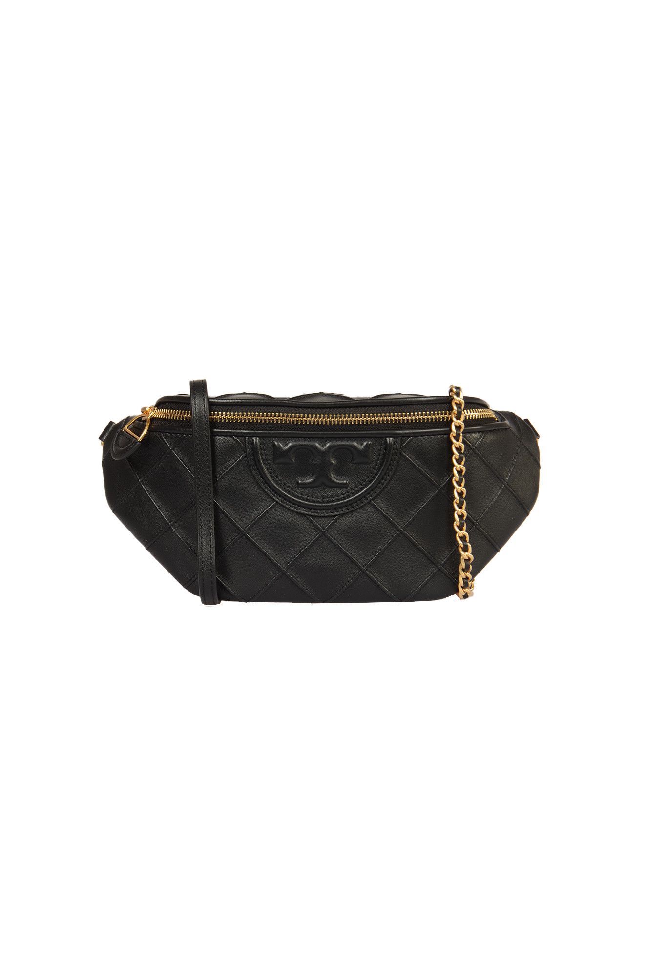 Tory Burch o1s22i1n1024 Size: OS / Fleming Waist Belt Bag in Black Size ONE SIZE - 1 Thumbnail