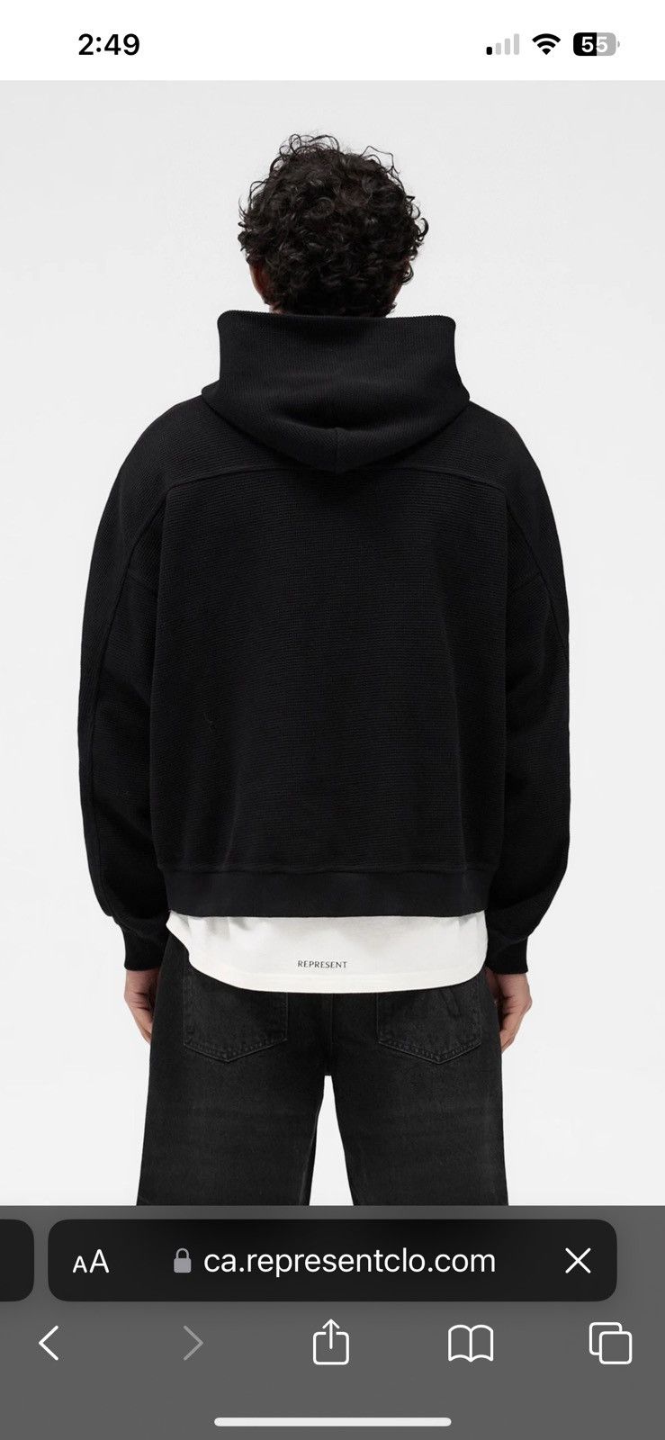 Represent Clo. Represent Waffle Knit Zip Hoodie Size US L / EU 52-54 / 3 - 8 Thumbnail