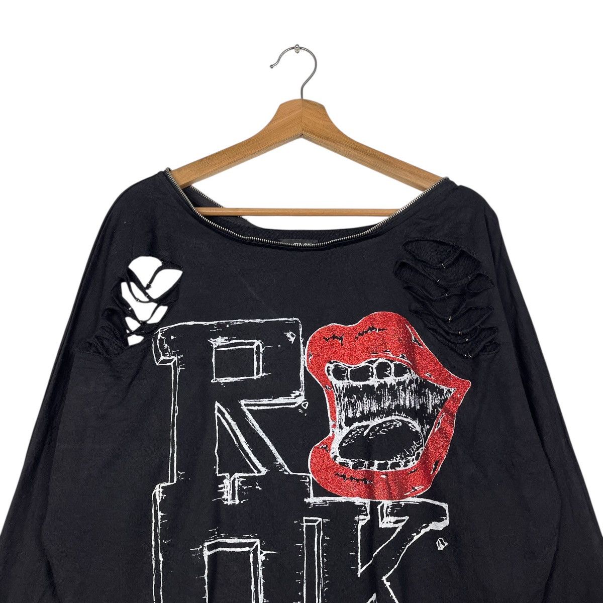 Hysteric Glamour GLAD NEWS INSPIRED HYSTERIC GLAMOUR LONGSLEEVE WITH JUMPER Size M / US 6-8 / IT 42-44 - 2 Thumbnail