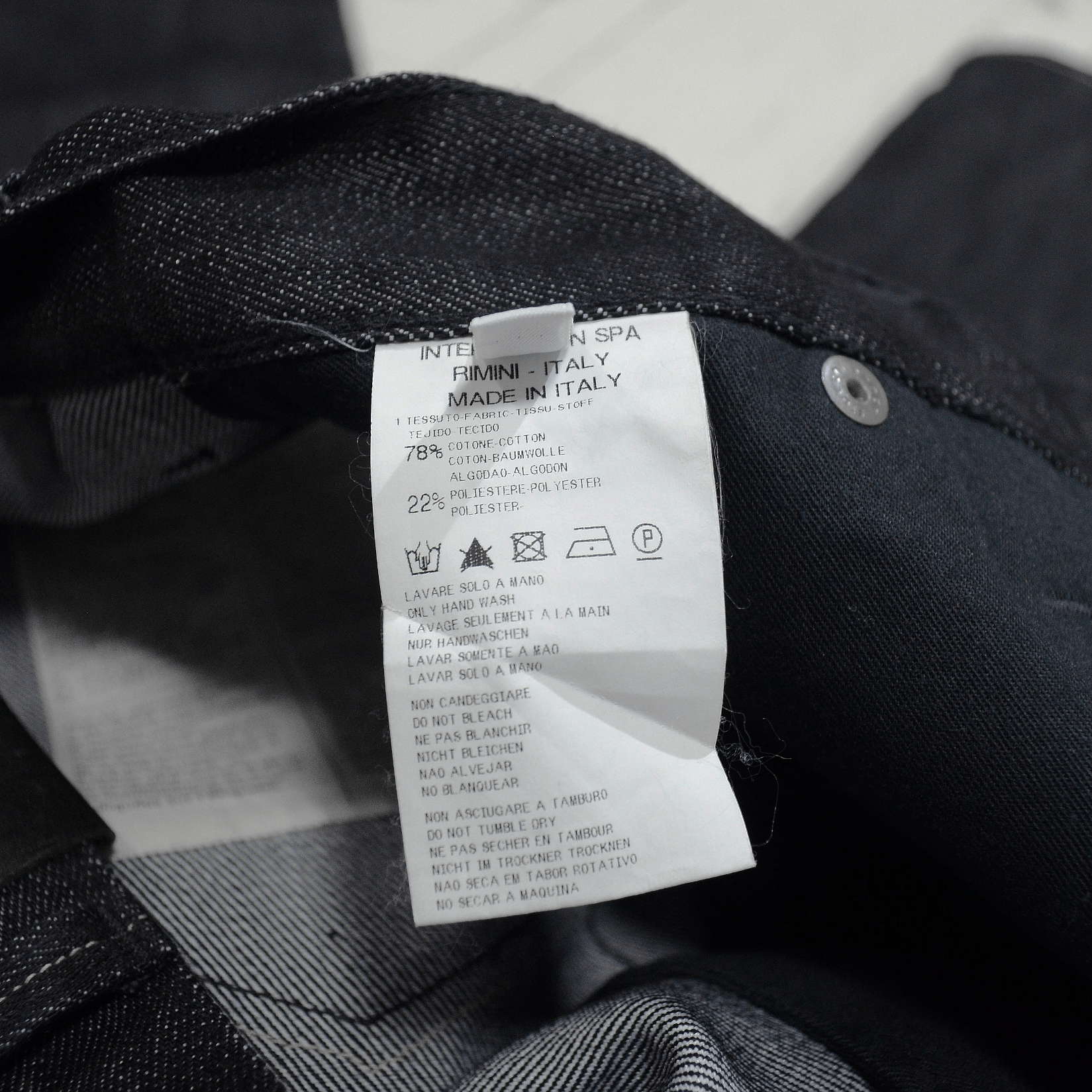Other HIGH USE Y2K Jeans size S Trousers Gray Black Slim Italy Size 27" / US 4 / IT 40 - 16 Thumbnail