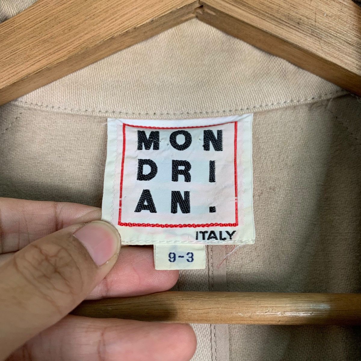 Japanese Brand MONDRIAN. Italy Double Breasted Long Coat #0409-C19 Size US L / EU 52-54 / 3 - 15 Thumbnail