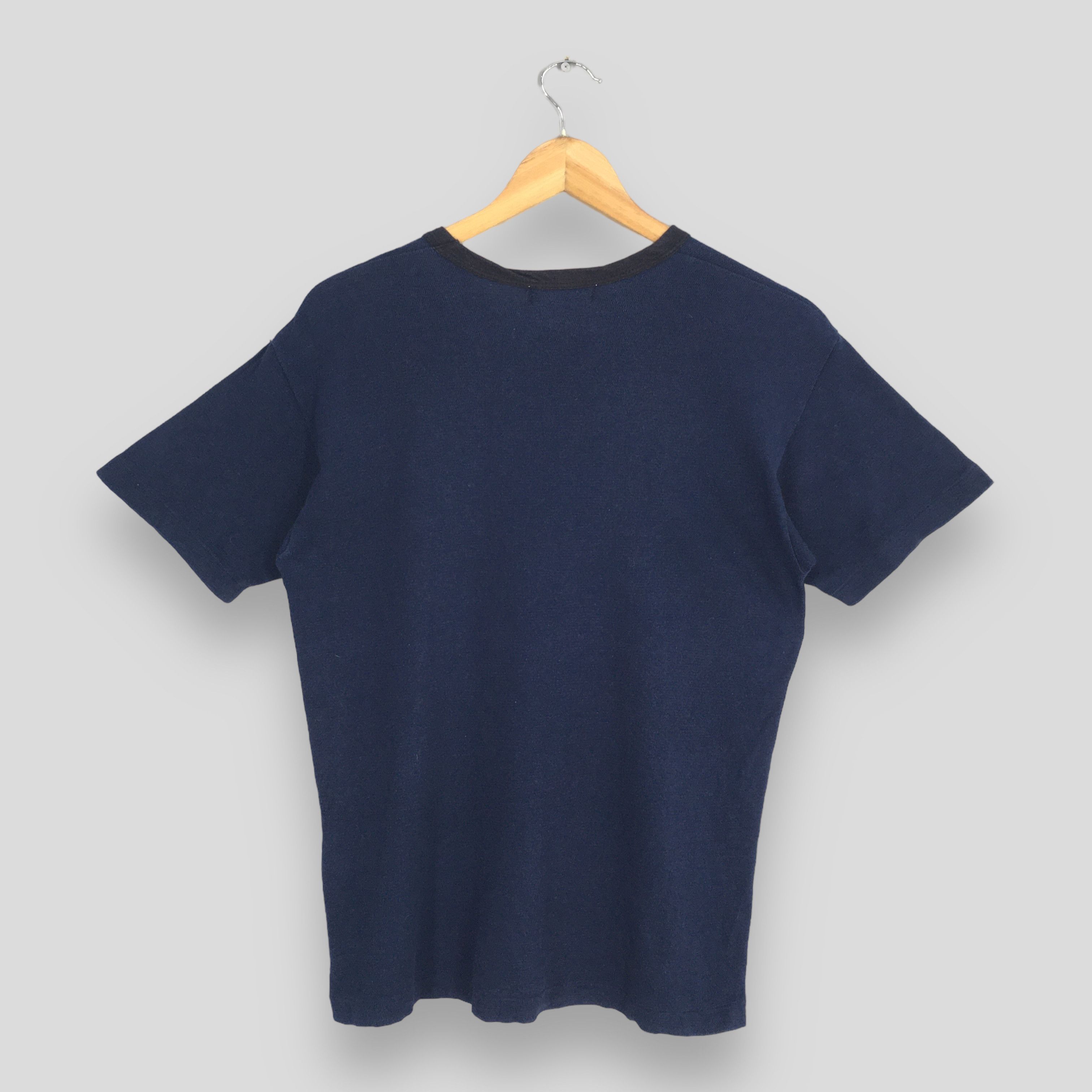 Comme des Garcons Vintage Comme Des Garcons Plain Blue Tshirt Medium Size US M / EU 48-50 / 2 - 7 Thumbnail