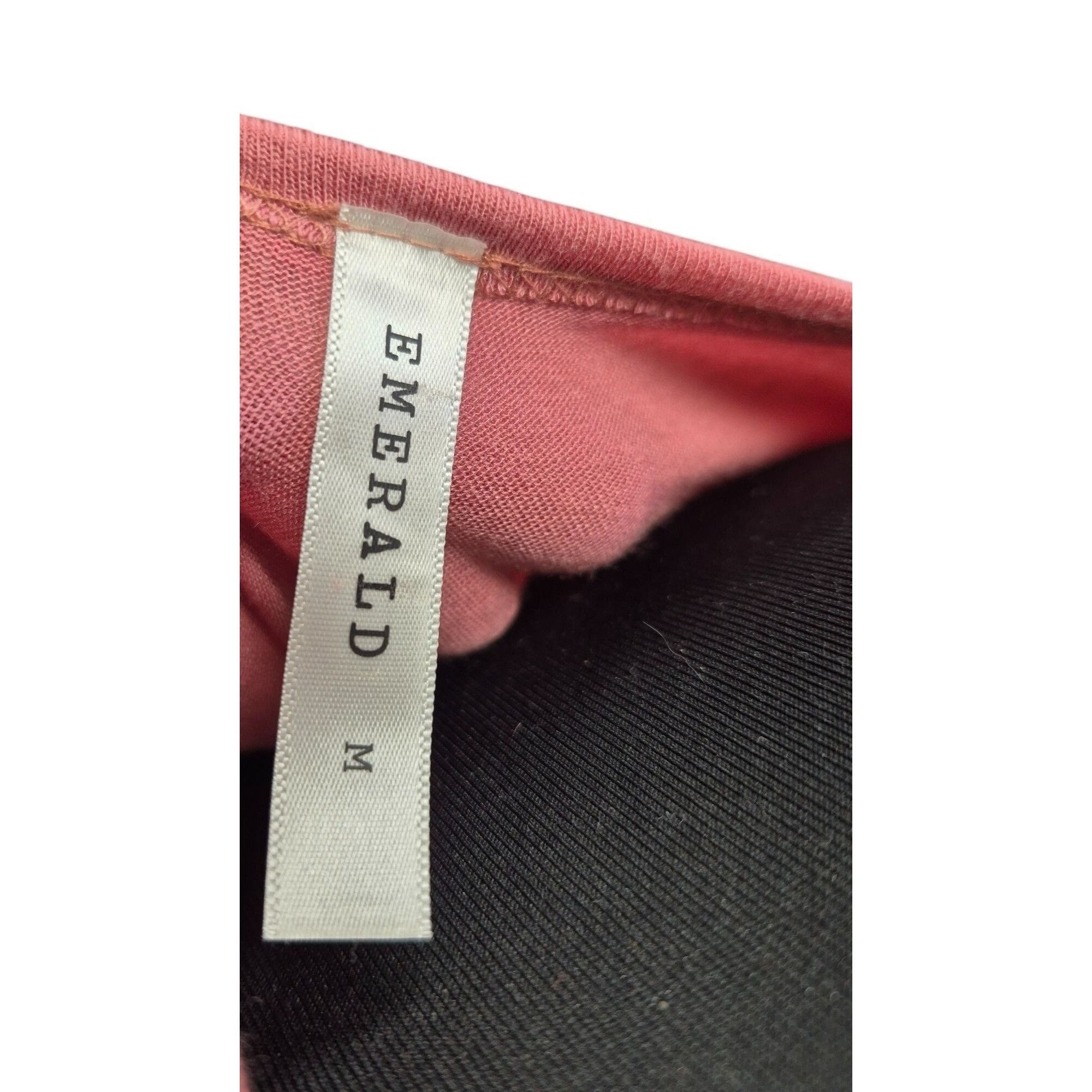 Other Womens Pink V-Neck Cutout Sleeve Top Medium Rayon/Spandex Bl Size M / US 6-8 / IT 42-44 - 7 Thumbnail
