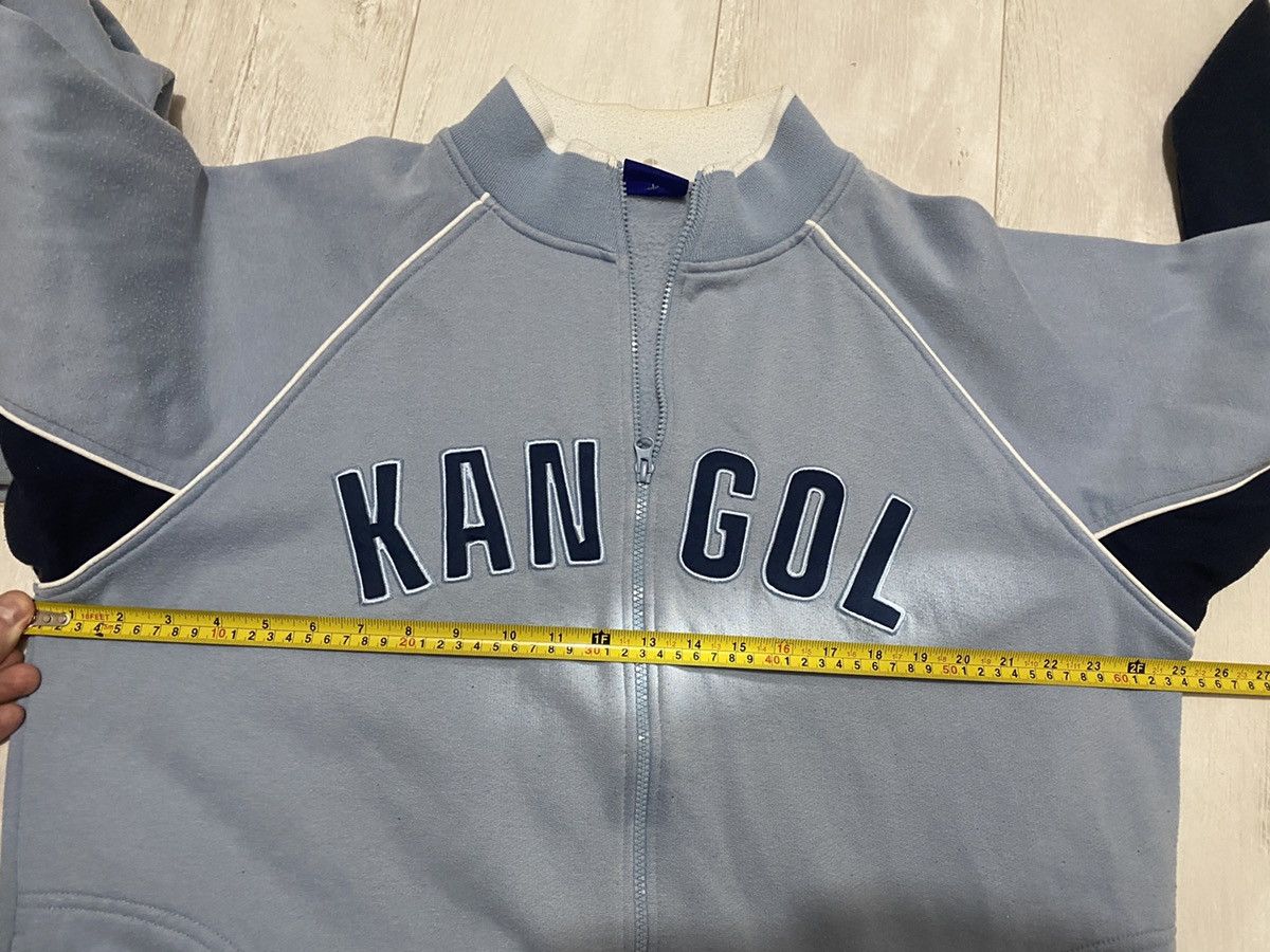 Kangol × Vintage Rare baby blue zip sweatshirt Vintage kangol big logo Size US XL / EU 56 / 4 - 11 Thumbnail