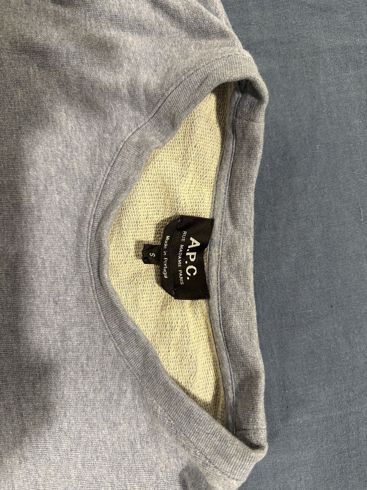 A.P.C. Blue APC sweatshirt Size US S / EU 44-46 / 1 - 2 Thumbnail