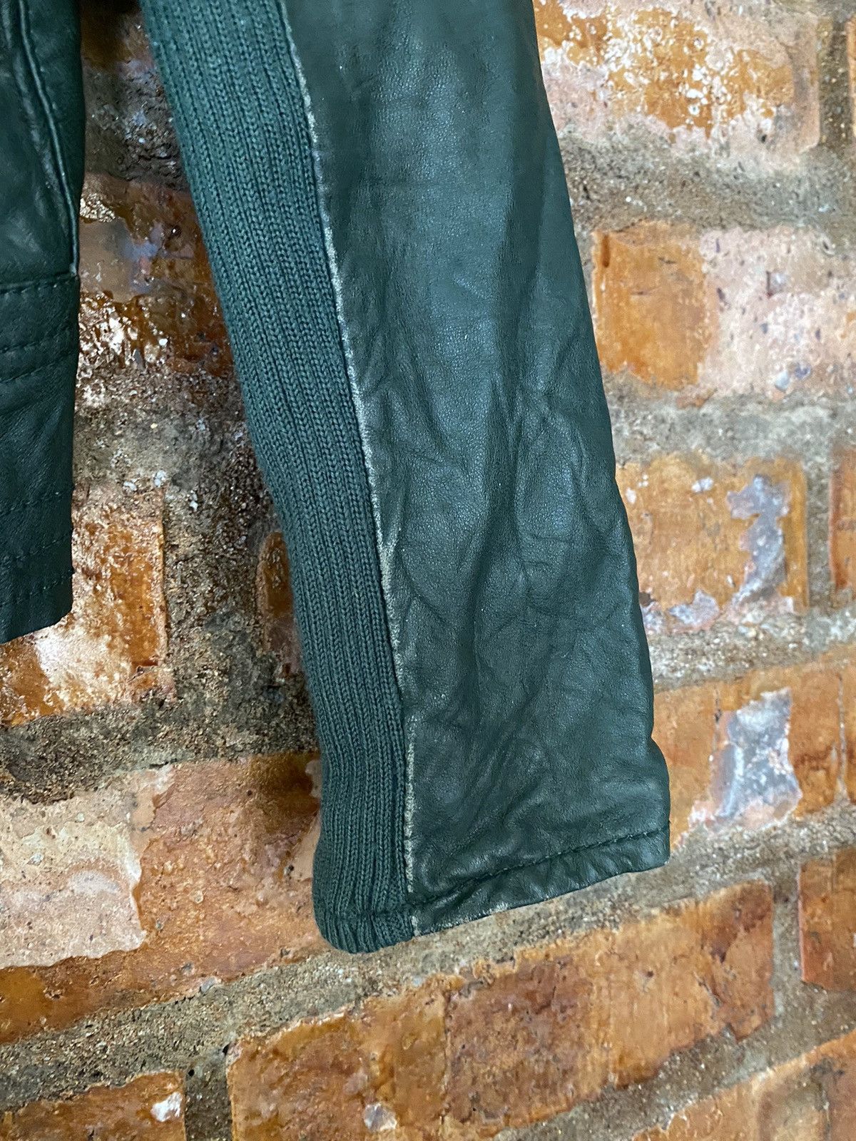 If Six Was Nine 2000s LUCA Japan hybrid Sheepskin leather jacket Size S / US 4 / IT 40 - 11 Thumbnail