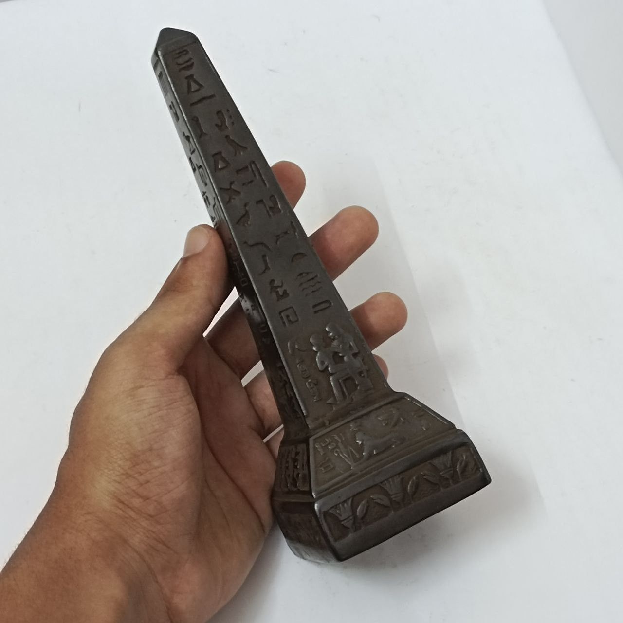 Handmade Ancient Egyptian Obelisk – Hieroglyph Decor – handmade Size ONE SIZE - 2 Thumbnail