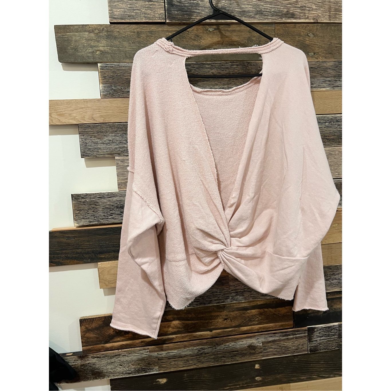 Other Aerie NWOT Get Out Town Tie Back Sweatshirt pink sz Medium Size M / US 6-8 / IT 42-44 - 4 Thumbnail