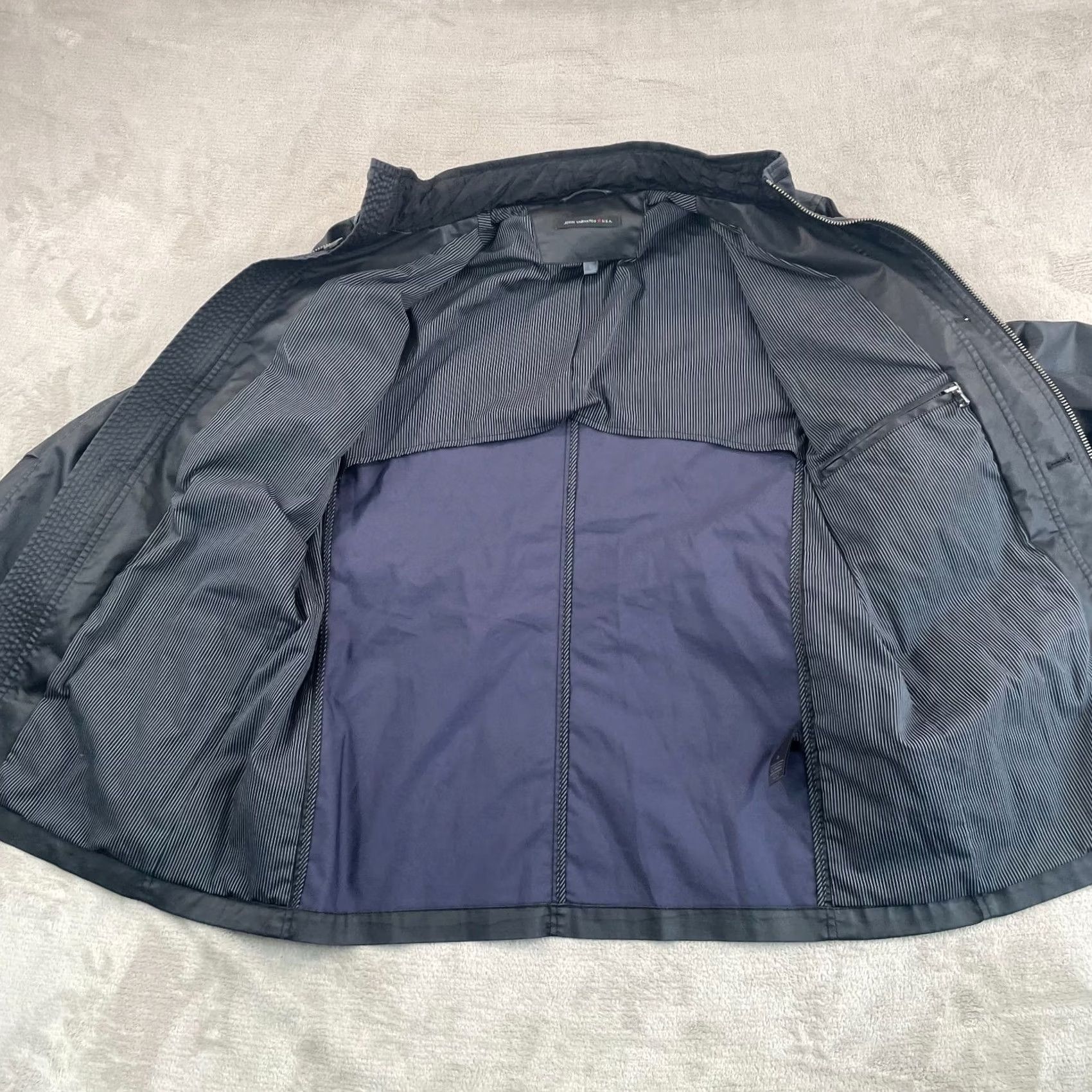John Varvatos John Varvatos OFFICER FIELD JACKET Men Large Black Full Zip Hooded NWOT Size US L / EU 52-54 / 3 - 4 Thumbnail