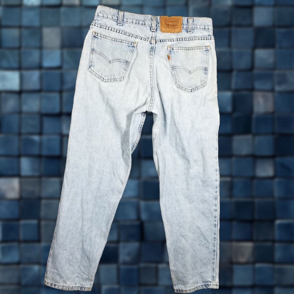 Levi's VINTAGE Levi's Jeans Men's Regular Fit 30 Waist Dark Denim 500 Series Retro Straight Pockets USA Size US 30 / EU 46 - 1 Thumbnail