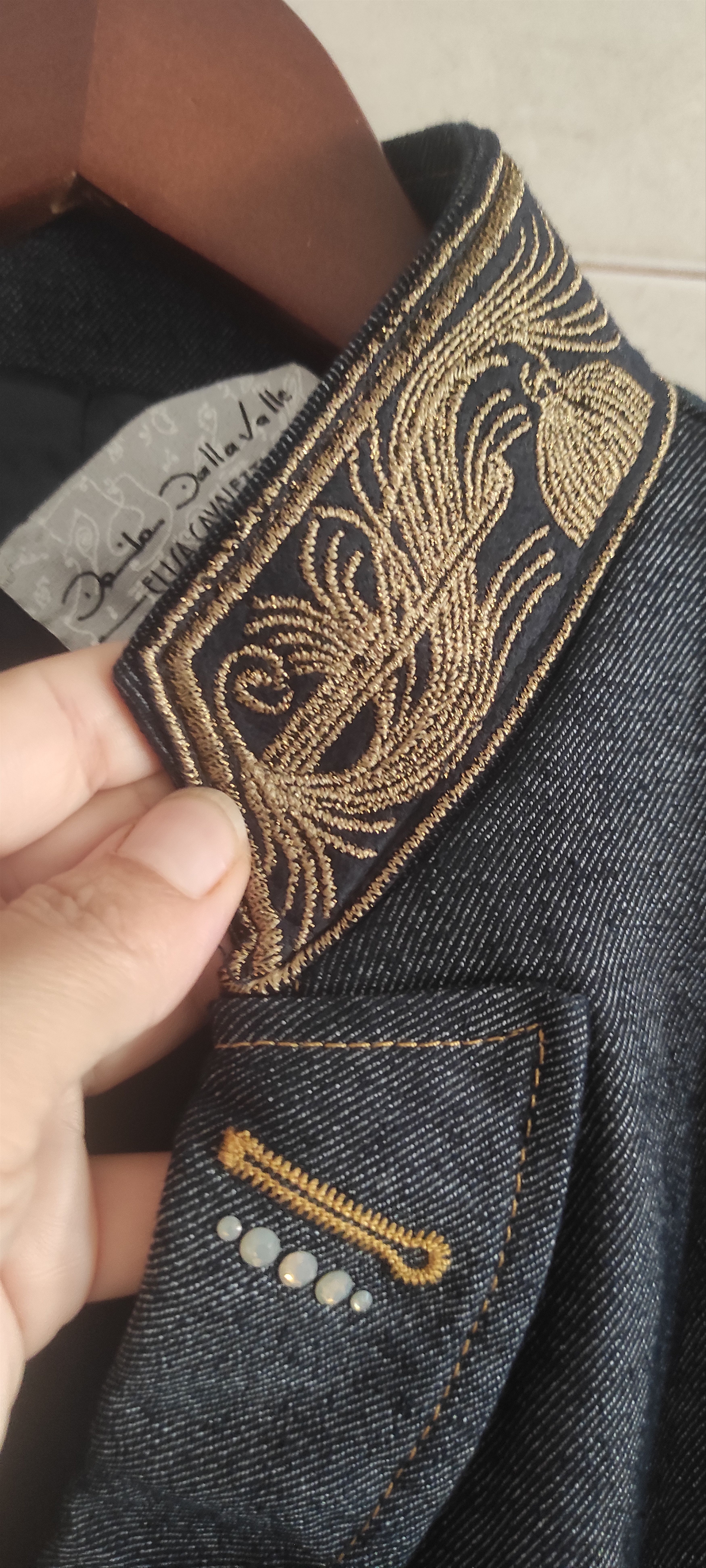 Elisa Cavaletti Elisa Cavaletti Daniela Dalla Valle Denim Jacket Size M / US 6-8 / IT 42-44 - 4 Thumbnail