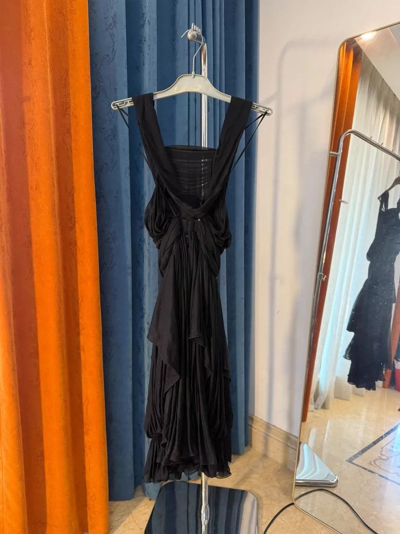 Saint Laurent Paris Saint Laurent Paris Mulberry Silk Dress Size XS / US 0-2 / IT 36-38 - 5 Thumbnail