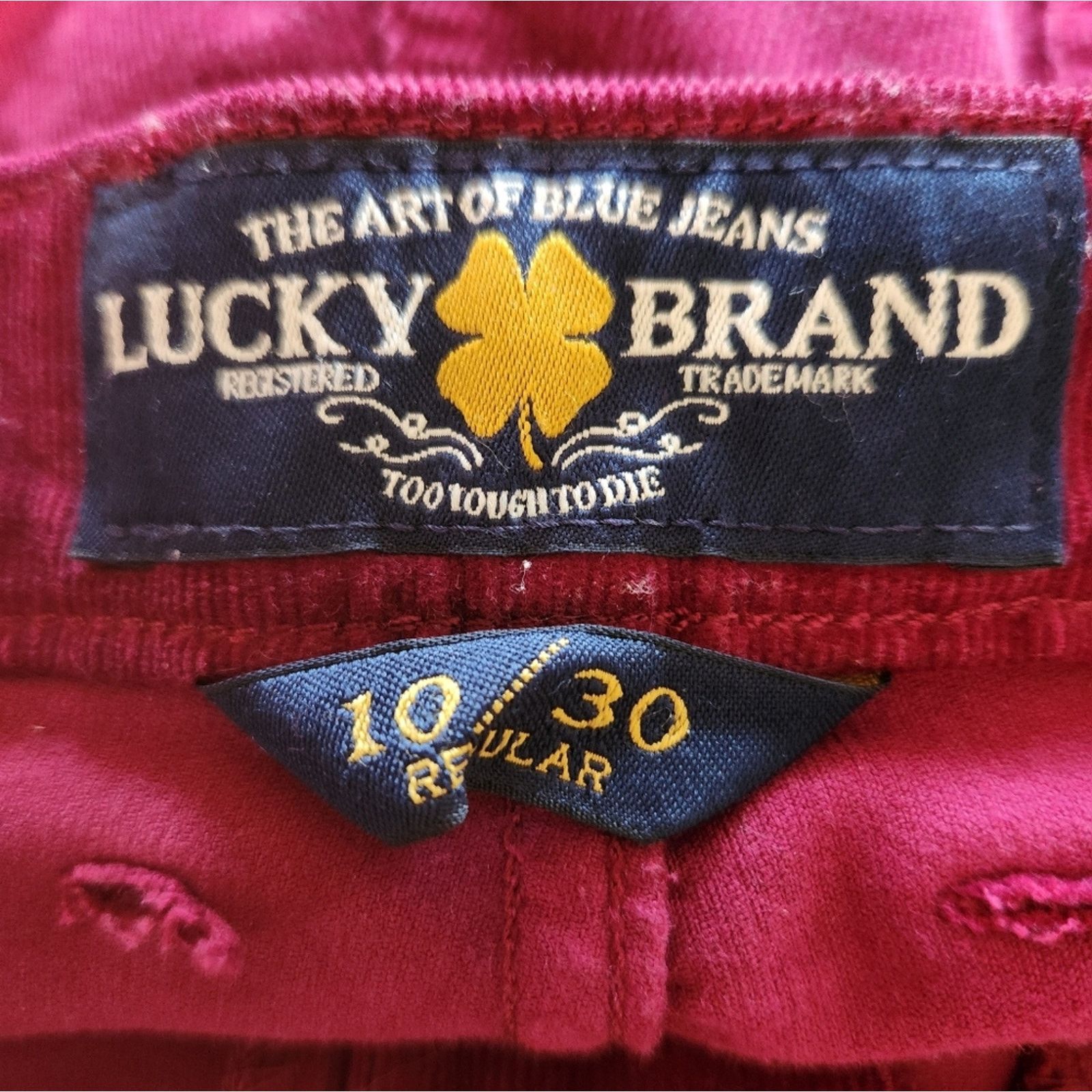 Lucky Brand Lucky Brand Sweet N Low bootcut cord pants jeans 10/30 Size 30" / US 8 / IT 44 - 6 Thumbnail
