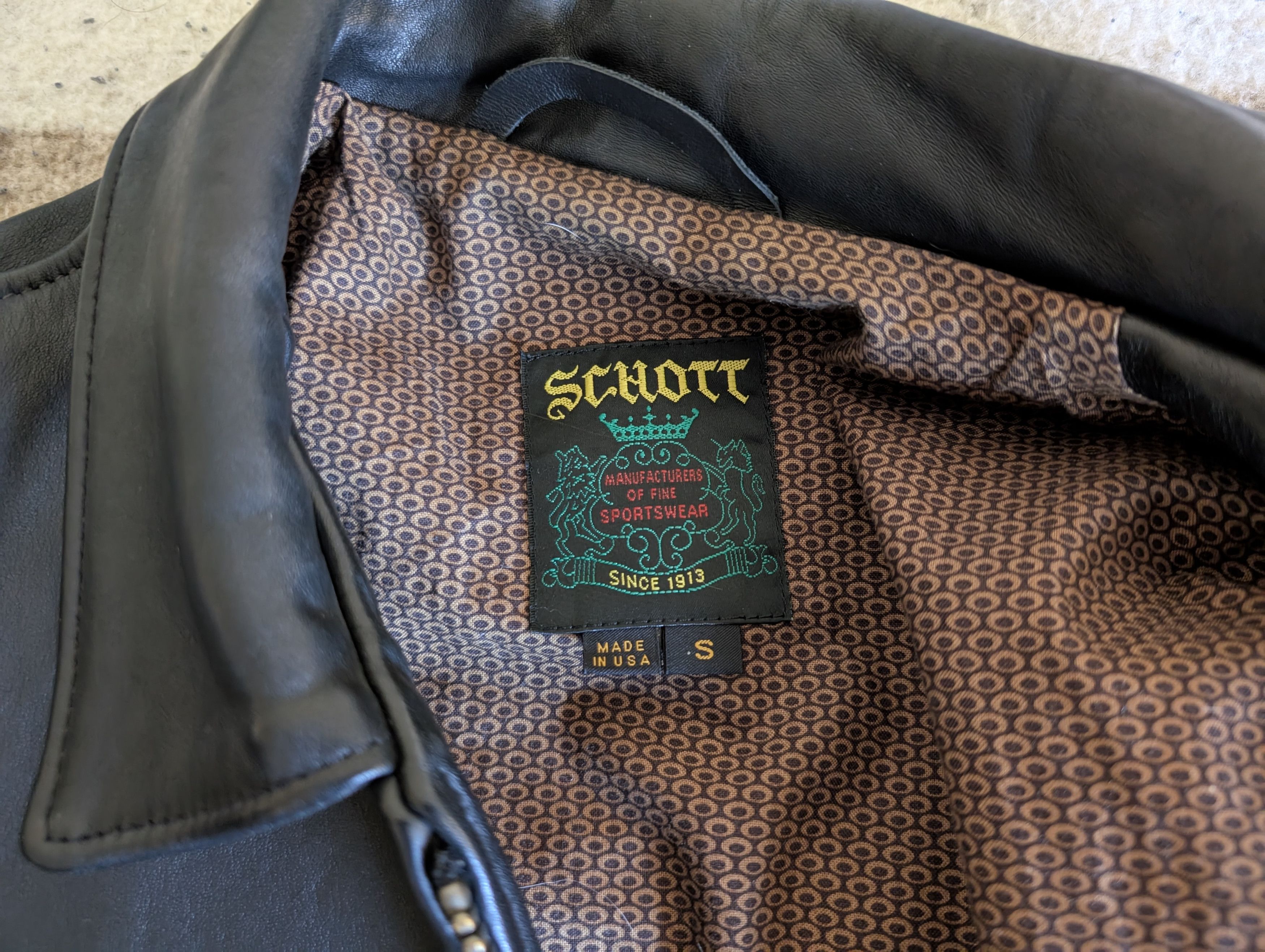 Schott Schott NYC James retro jacket Size US S / EU 44-46 / 1 - 4 Thumbnail