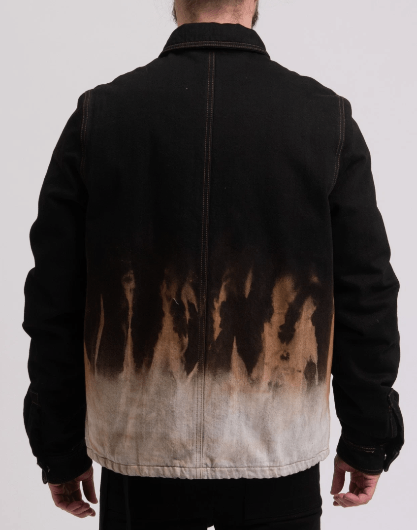 Rick Owens DRKSHDW Gradient Burning Denim Jacket Size US S / EU 44-46 / 1 - 2 Thumbnail
