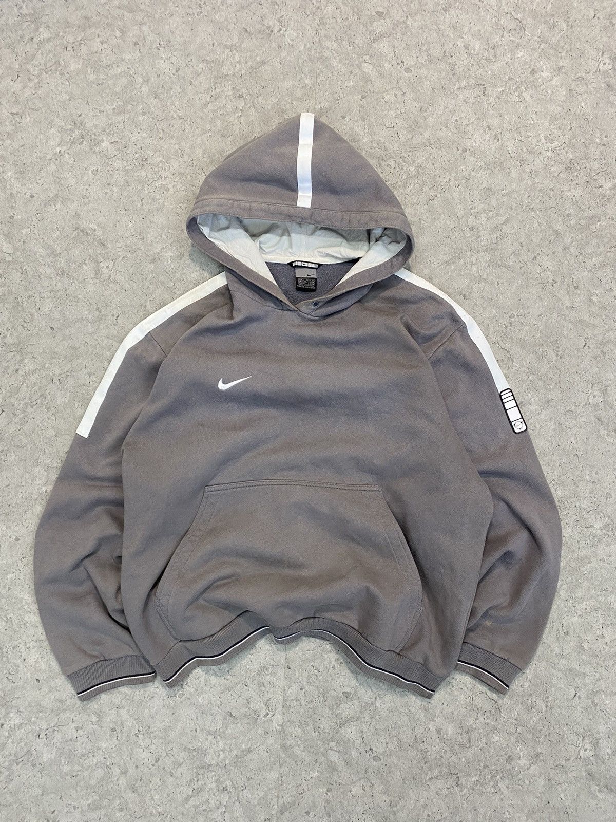 Nike × Vintage NIKE VINTAGE Y2K SWOOSH ARCHIVE HOODIE Size US L / EU 52-54 / 3 - 1 Thumbnail