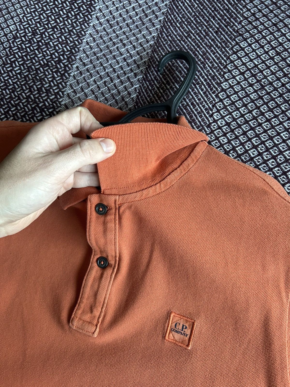 C.P. Company × Vintage Vintage C.P. Company Polo Tee T-shirt Orange Small Logo Size US XL / EU 56 / 4 - 10 Thumbnail