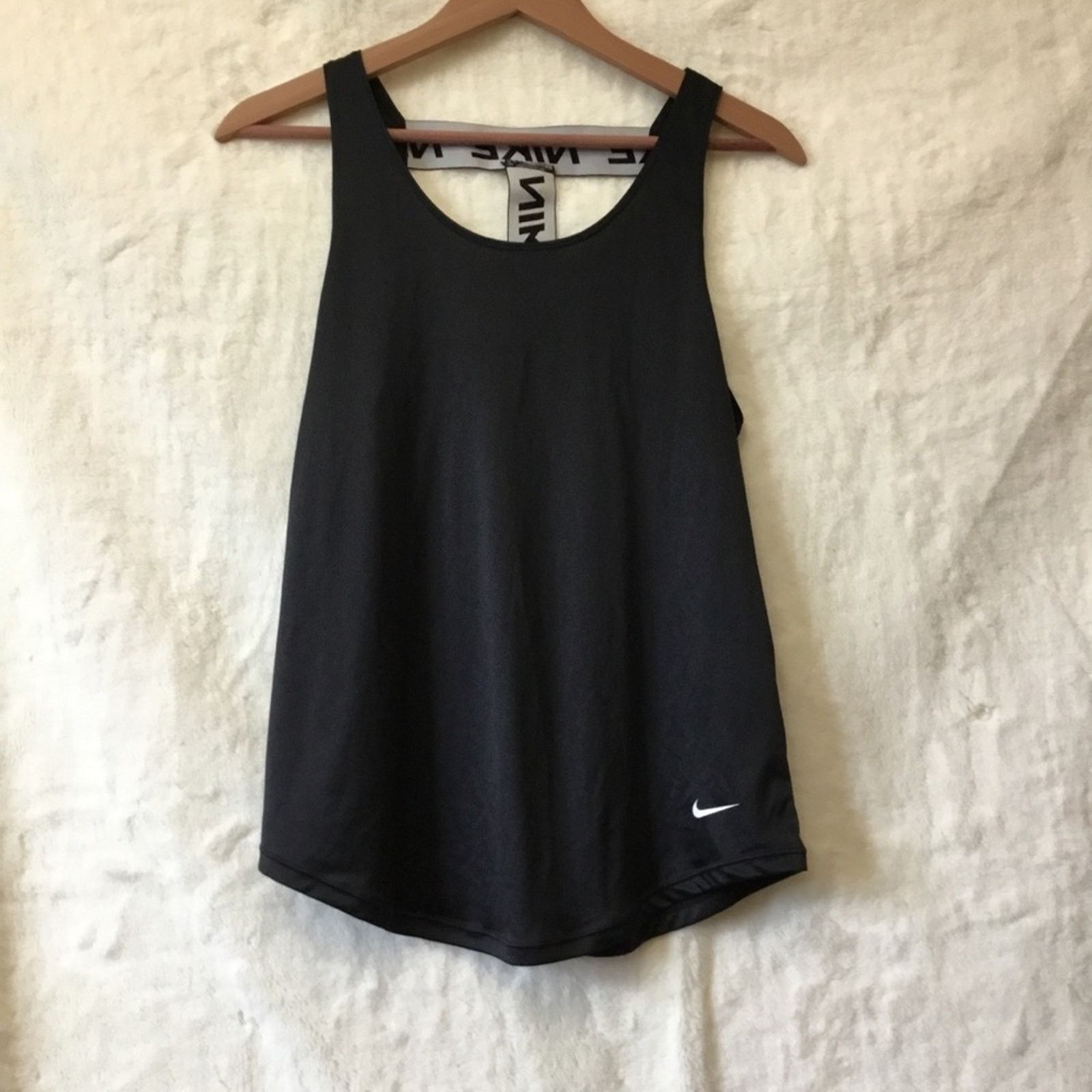 Nike Nike Black Dri-Fit Racerback Tank Top Size M / US 6-8 / IT 42-44 - 4 Thumbnail