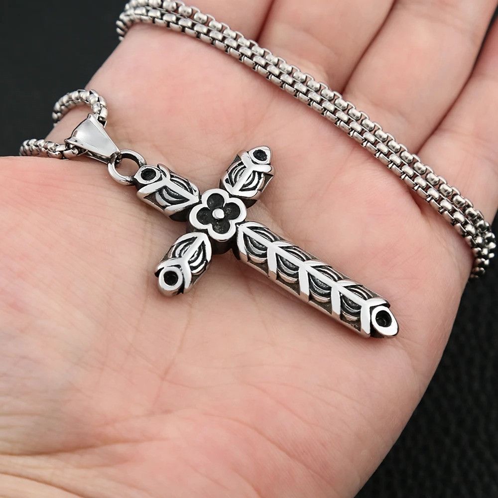 Other Gothic Cross Pendant Necklace Size ONE SIZE - 1 Thumbnail