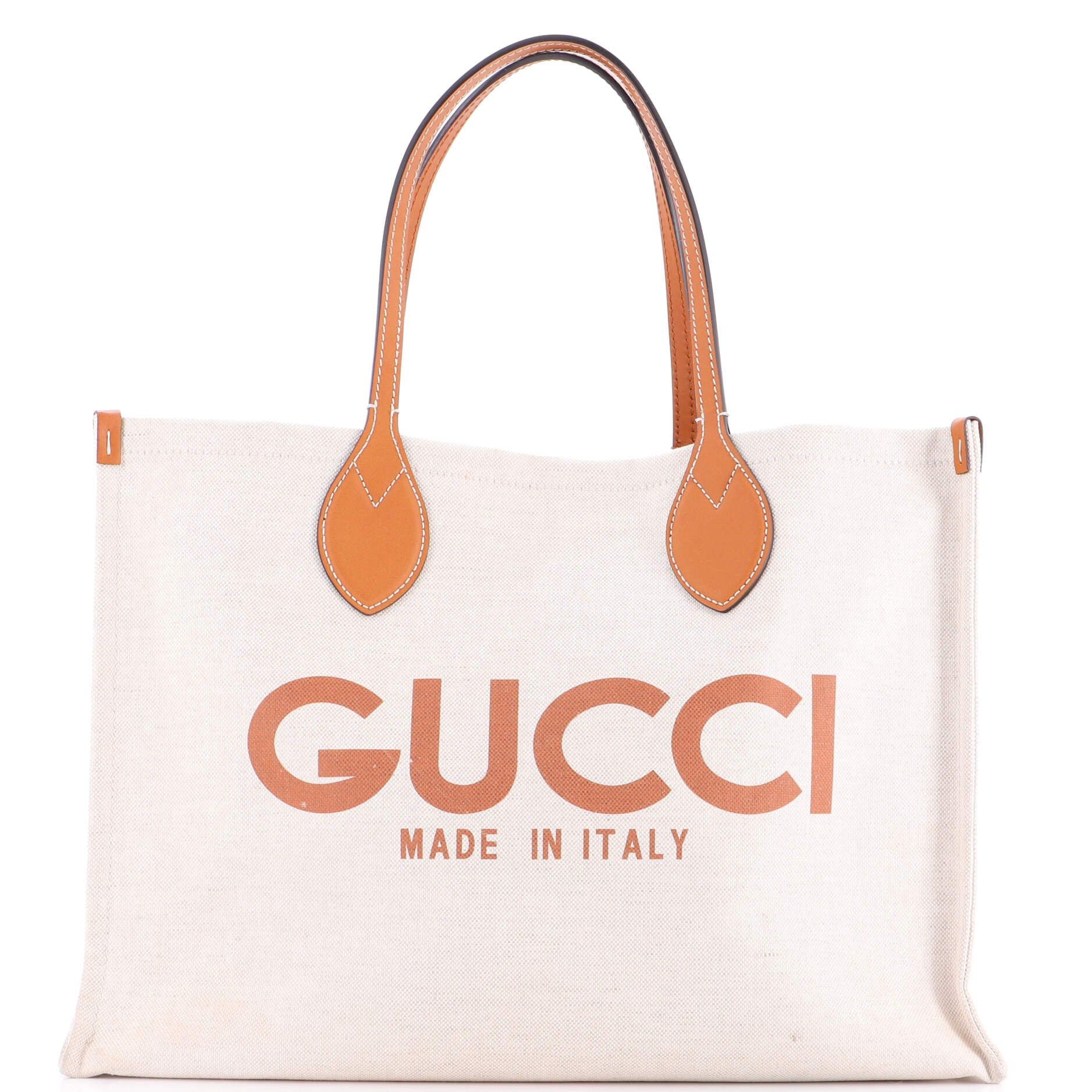 Gucci Logo Shopper Tote Size ONE SIZE - 1 Thumbnail