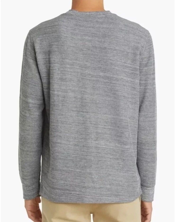 Vince Vince Men's Long Sleeve Thermal Crew Neck Shirt Heather Gray Size US M / EU 48-50 / 2 - 4 Thumbnail