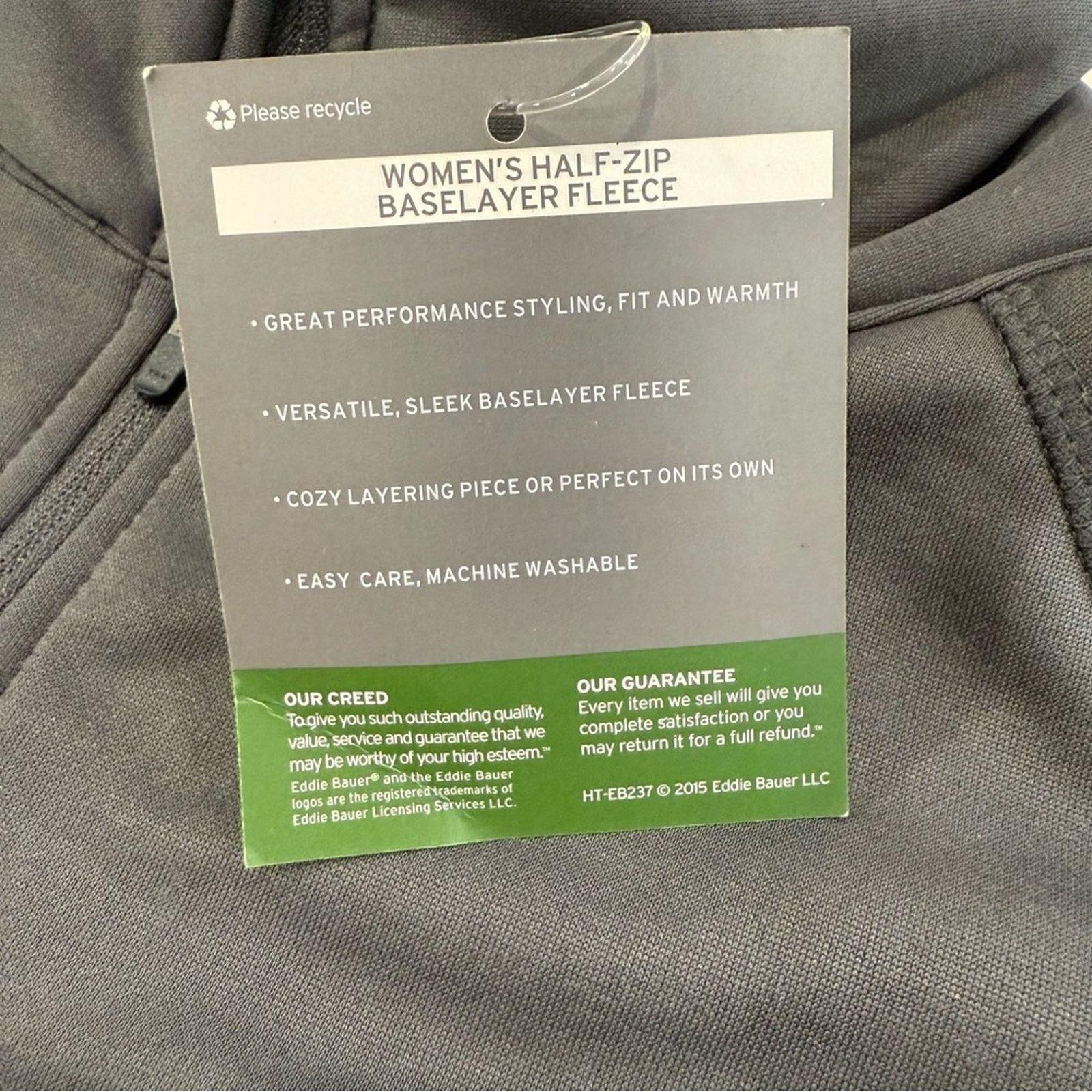 Eddie Bauer Eddie Bauer NWT HalfZip Baselayer Fleece Pullover Womens XL Size XL / US 12-14 / IT 48-50 - 4 Thumbnail