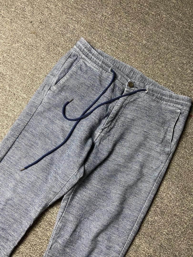 Japanese Brand The Blue Port Jogger Pants with Drawstrings (174) Size US 32 / EU 48 - 8 Thumbnail