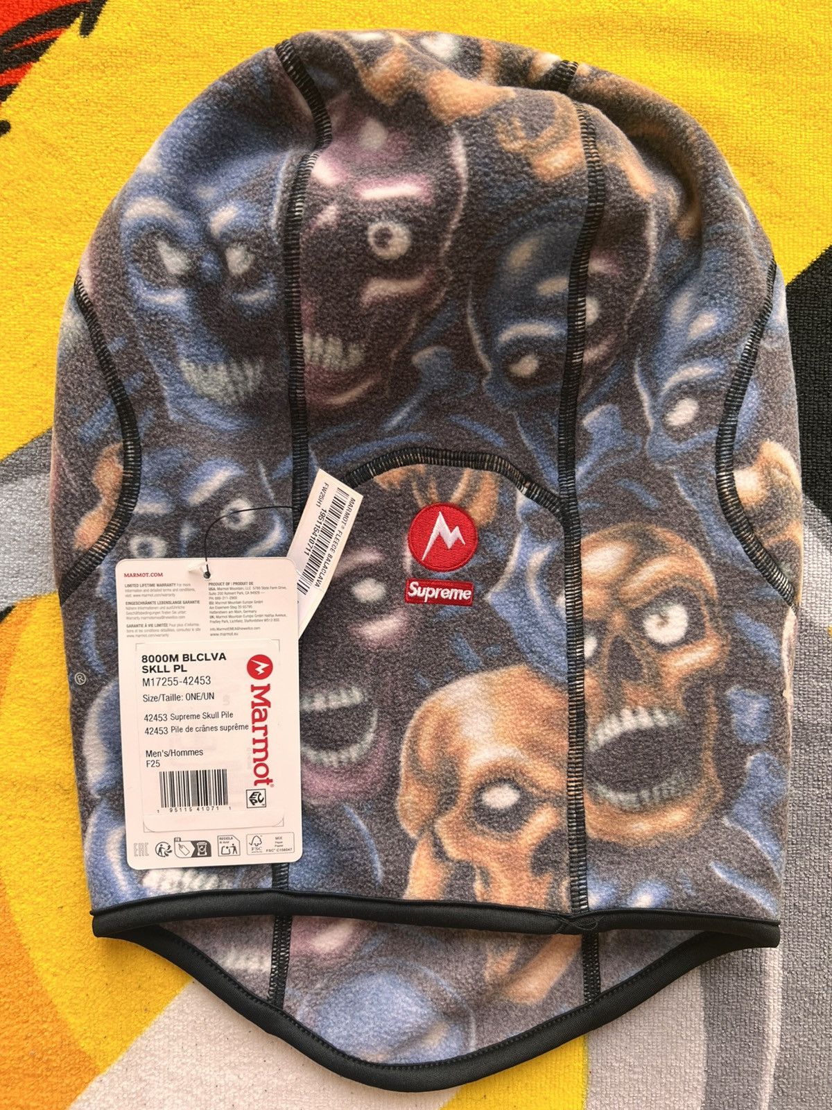 Supreme Supreme Marmot® Skull Pile Fleece Balaclava ski face mask Size ONE SIZE - 7 Thumbnail