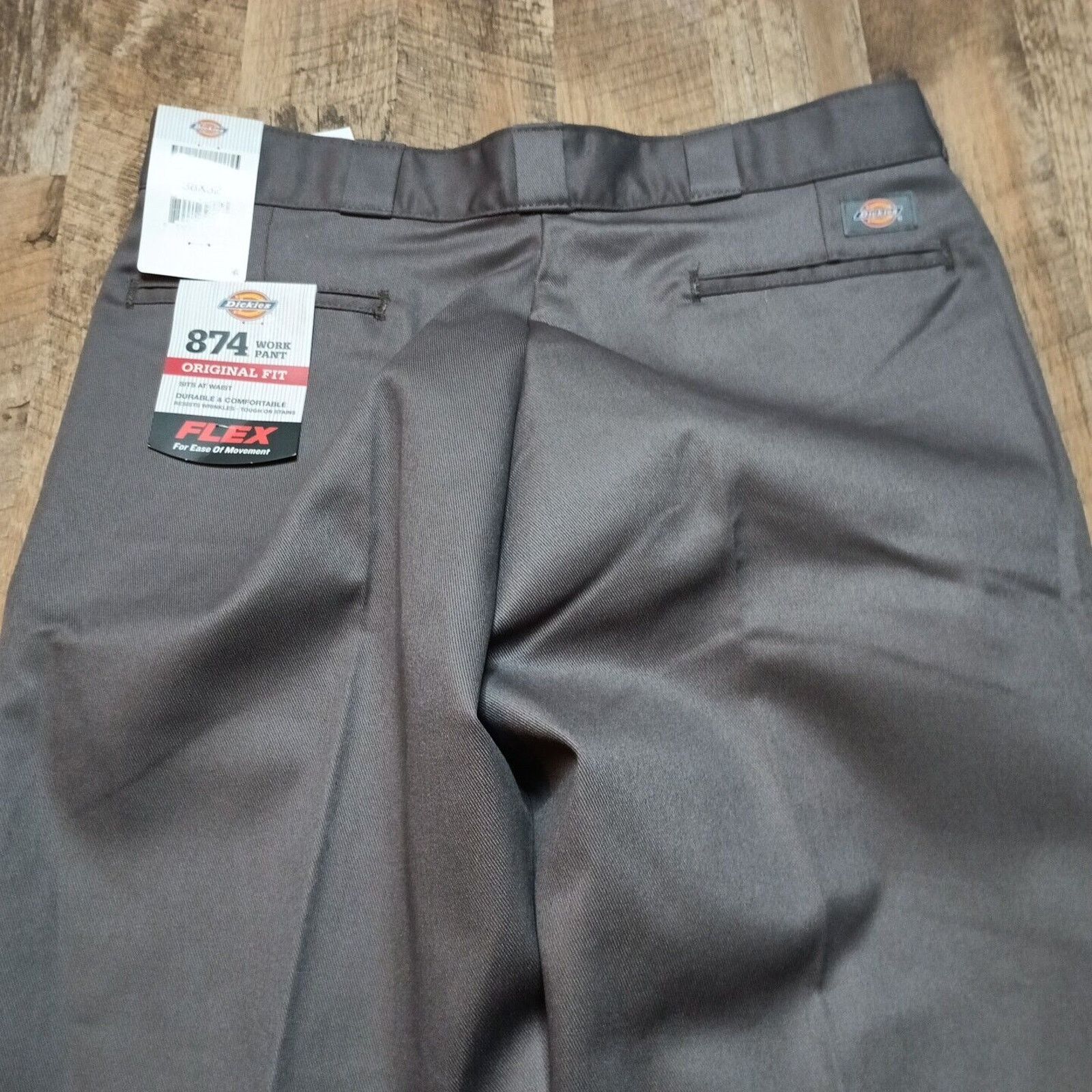Dickies Dickies 874 Work Pants Men's 36x34 Flex Gray Original Fit Size US 36 / EU 52 - 9 Thumbnail