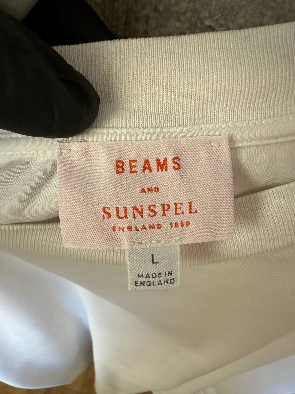 Beams Plus Beams plus x Sunspel Crew Neck T-Shirt Oversized White SS Size US L / EU 52-54 / 3 - 12 Thumbnail