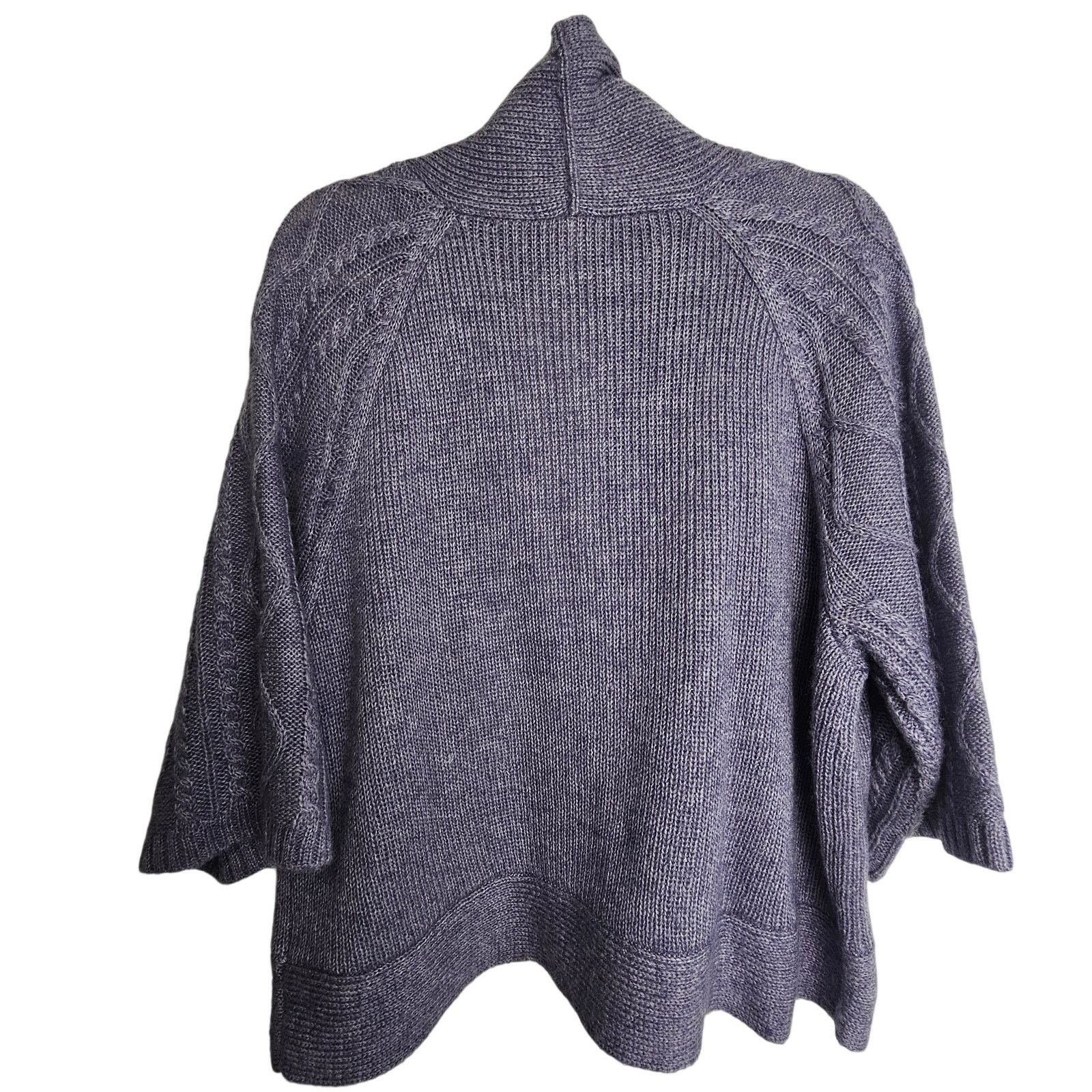 Chicos Chicos Womens Wool Mohair Cardigan Sweater Cable Knit 3 XL Size XL / US 12-14 / IT 48-50 - 8 Thumbnail