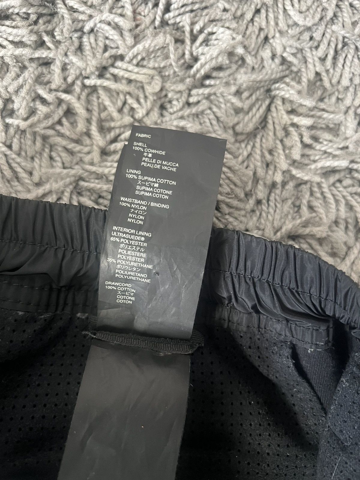 Fear of God FEAR OF GOD 7TH COLLECTION LEATHER JOGGERS Size US 34 / EU 50 - 6 Thumbnail