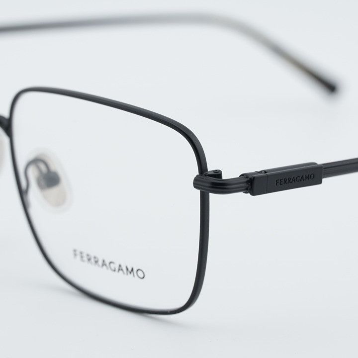 Salvatore Ferragamo Salvatore Ferragamo SF2231 002 Eyeglasses Black 53mm Square Size ONE SIZE - 7 Thumbnail