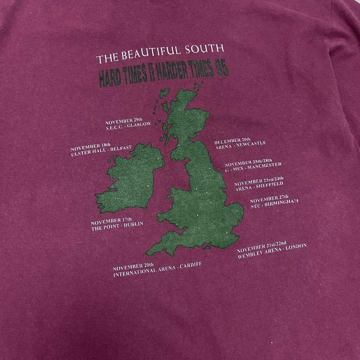 Band Tees Vintage 90s The Beatiful South Hard times 2 Harder times tee Size US XL / EU 56 / 4 - 9 Thumbnail