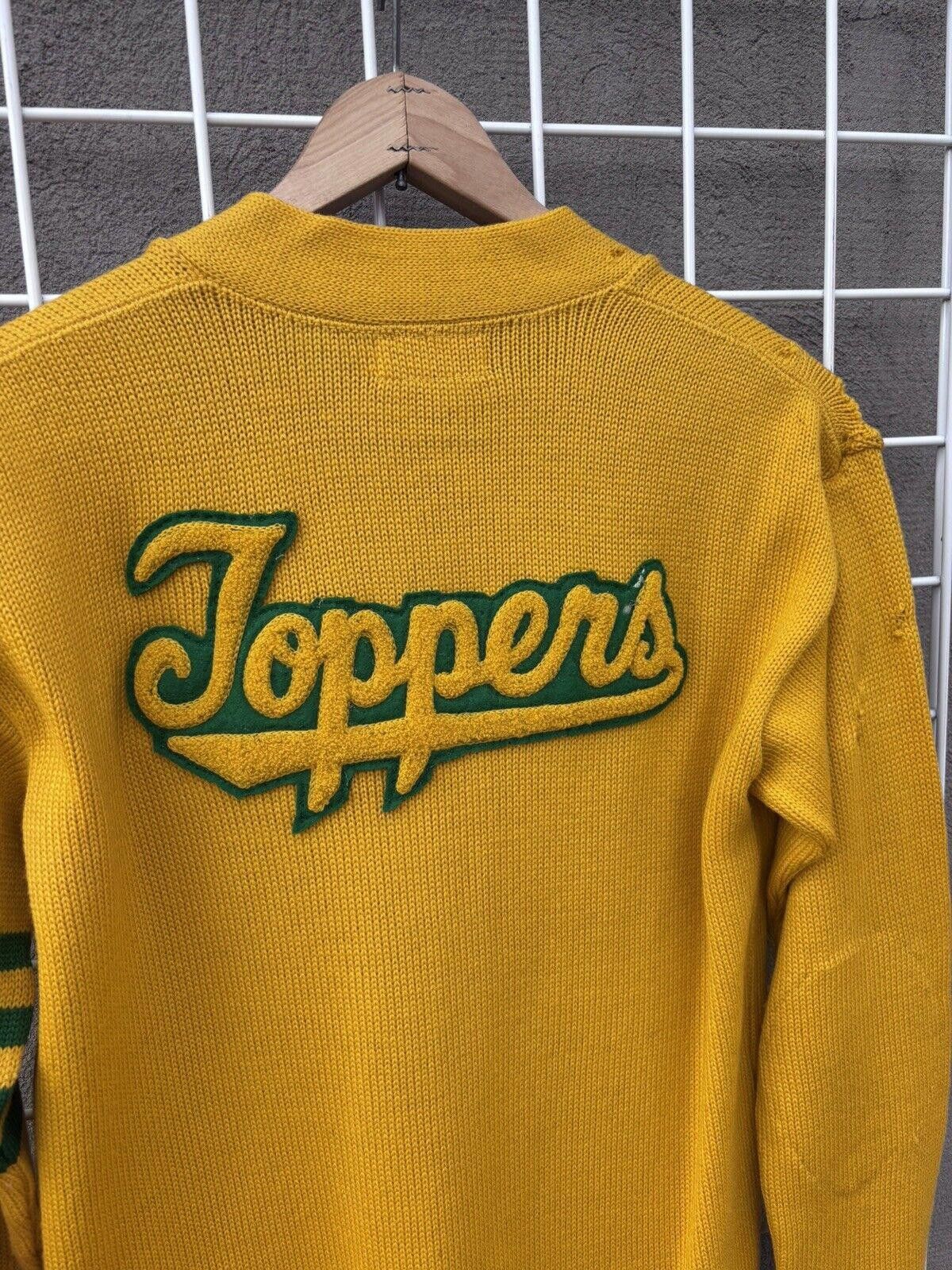 Vintage Vintage Wool Lasley Knitting Letterman Sweater 50s Toppers Size S / US 4 / IT 40 - 7 Thumbnail