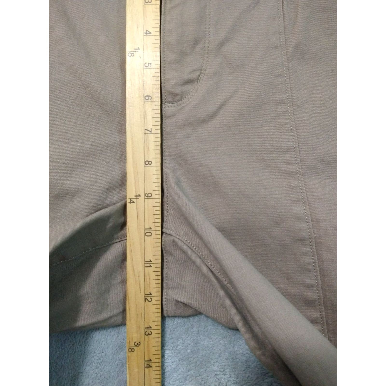 Duluth Trading Company Duluth Trading Co. Pants Womens 10x29 Brown Workday Warrior Chino Slim Leg Stretch Shirt Size 32" / US 10 / IT 46 - 4 Thumbnail