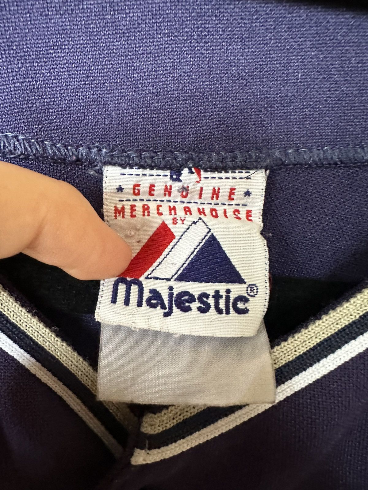 MLB × Majestic VTG Majestic San Diego Padres Jersey Men's USA Navy Blue Size US L / EU 52-54 / 3 - 4 Thumbnail