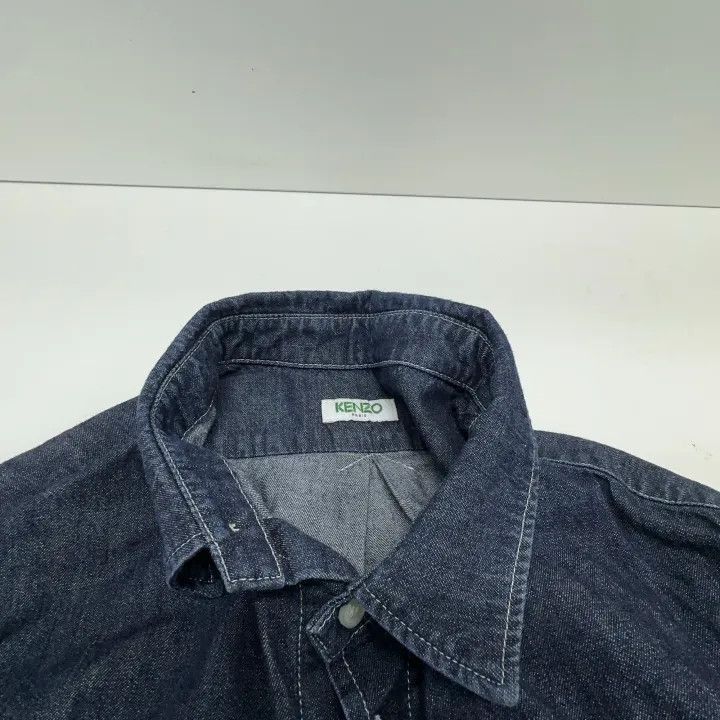 Kenzo KENZO Dark Gray Casual Long Sleeve Shirt -2507 Size US L / EU 52-54 / 3 - 3 Thumbnail