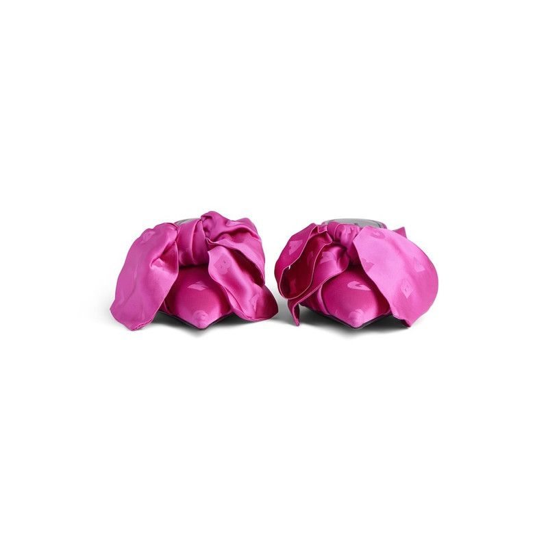 Balenciaga o1s1wg110126 Knife Lavalière 40mm Mules in Pink Size US 10 / IT 40 - 3 Thumbnail