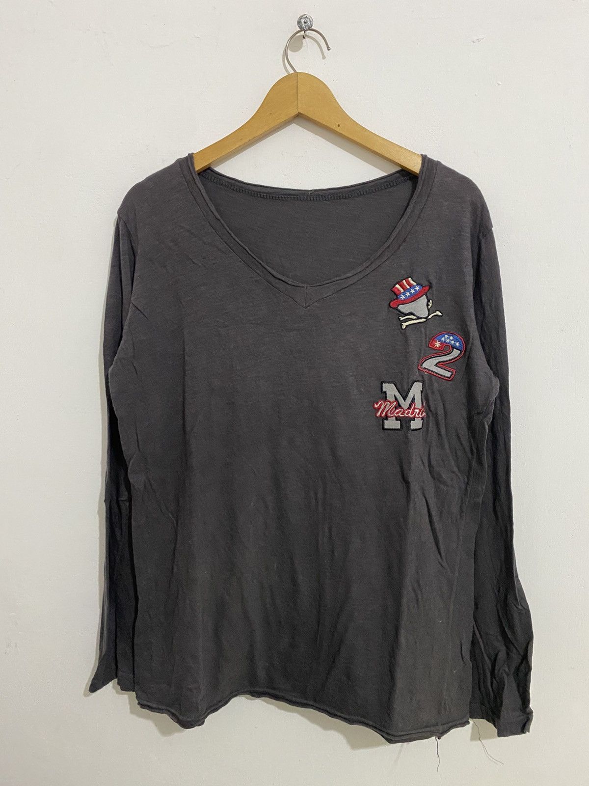 If Six Was Nine Japanese Patch Skull Longsleeve Size US L / EU 52-54 / 3 - 1 Thumbnail