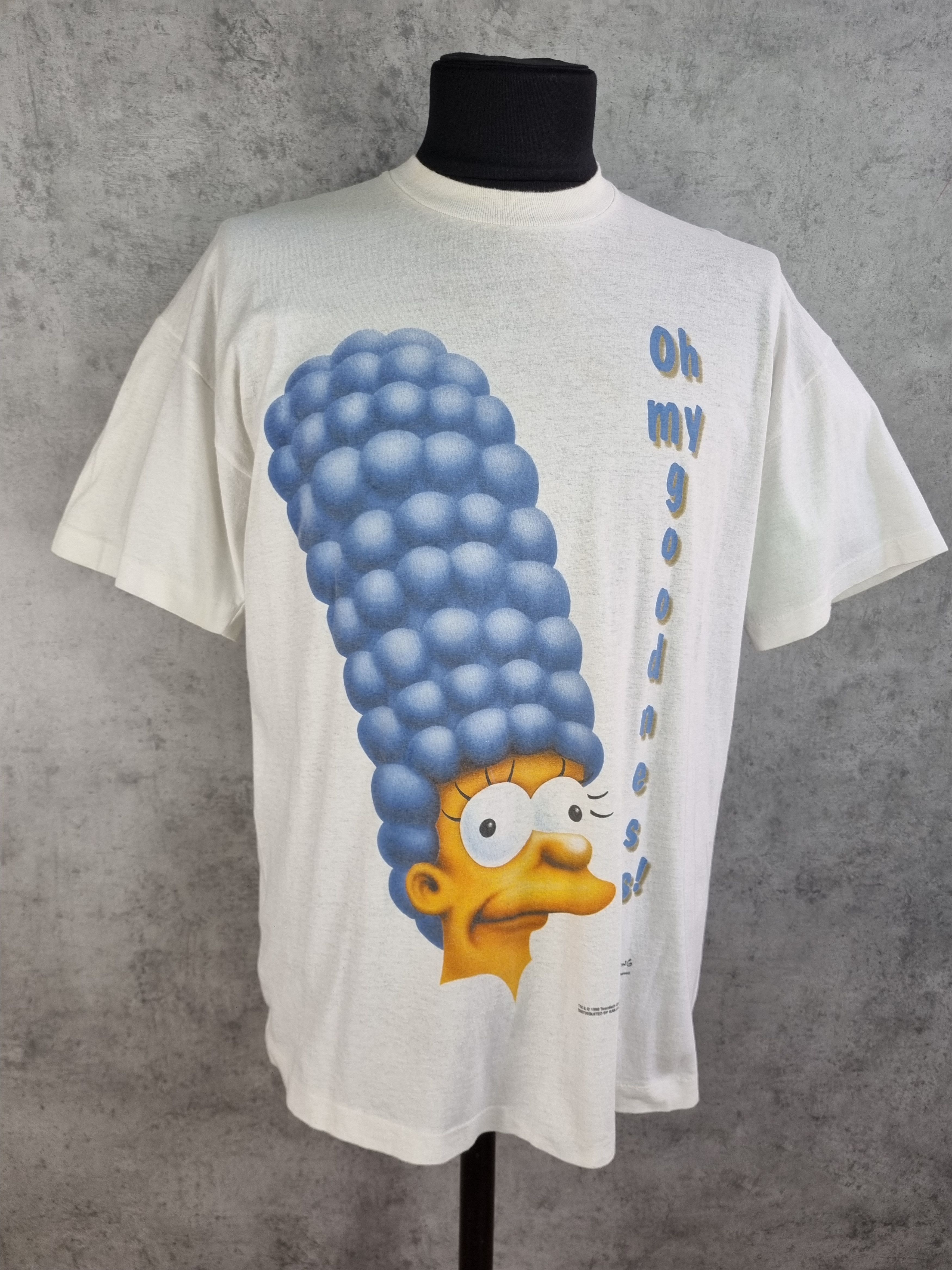 The Simpsons × Vintage Single Stitch Marge Simpsons Portret Oh my Goodness Size US L / EU 52-54 / 3 - 8 Thumbnail