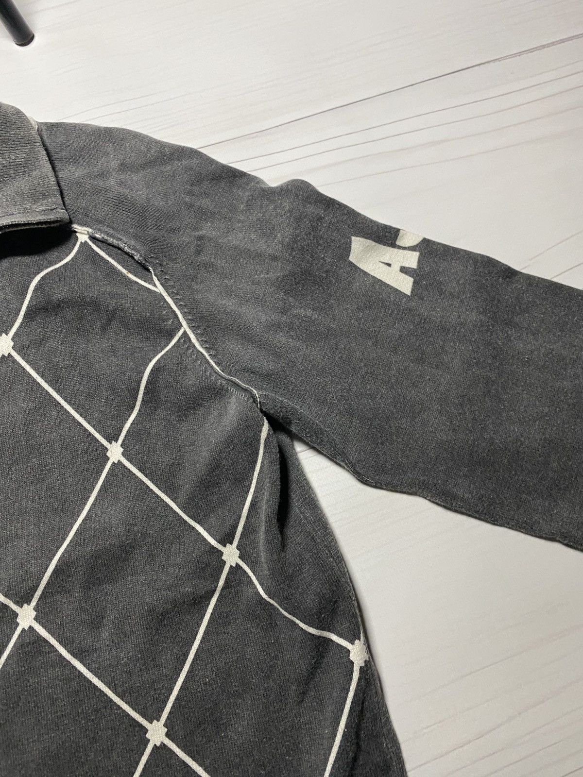Armani × Vintage Vintage Armani Jeans Distressed faded full zip AJ sweatshirt Size US S / EU 44-46 / 1 - 7 Thumbnail