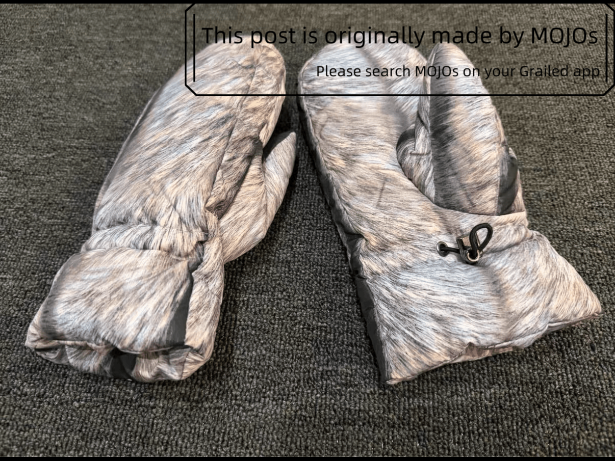 Maison Margiela Maison Margiela MM6 13AW Fur Pattern Glove Size ONE SIZE - 3 Thumbnail