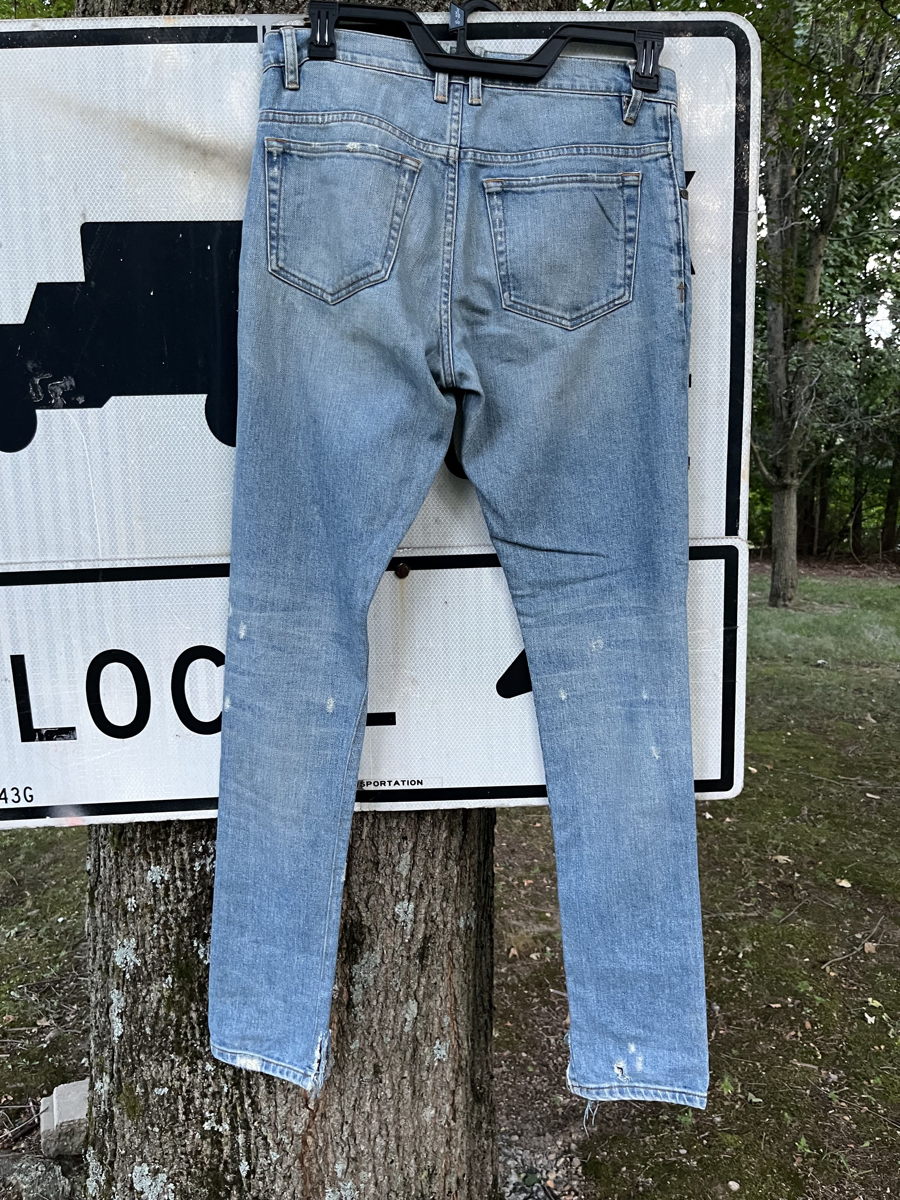 En Noir En Noir Distressed Denim Size US 31 - 2 Thumbnail