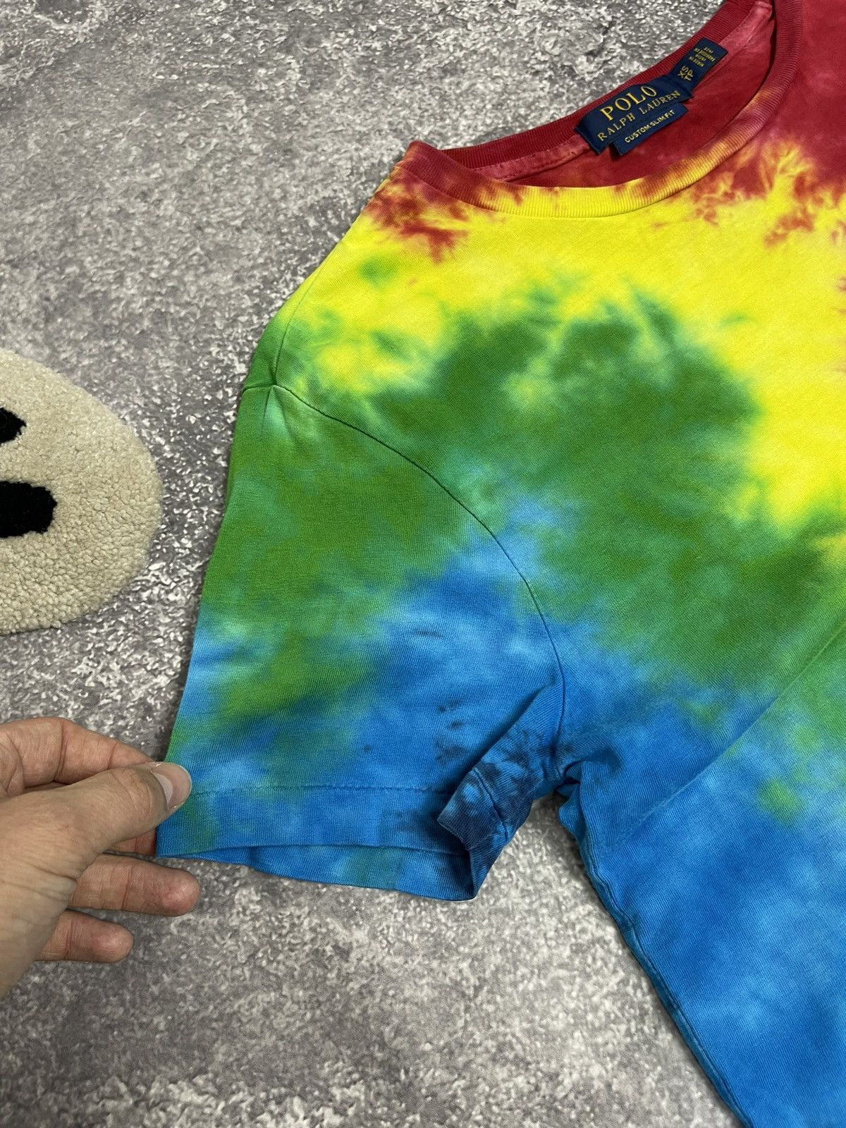 Polo Ralph Lauren × Ralph Lauren × Vintage Vintage Polo Ralph Lauren Rainbow multicolour Tee Size US XS / EU 42 / 0 - 6 Thumbnail