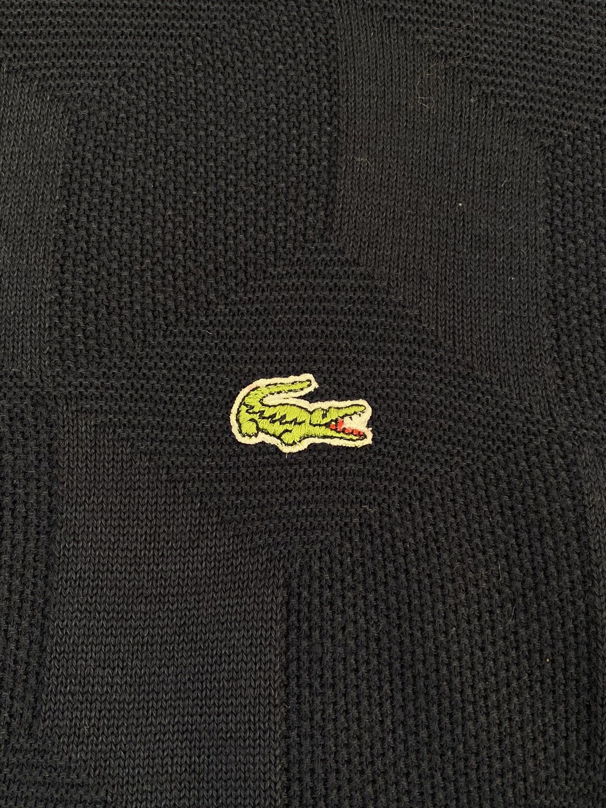 Lacoste × Vintage 1990’s Vintage Lacoste Chemise Cube Abstract Sweater Size US XXL / EU 58 / 5 - 7 Thumbnail